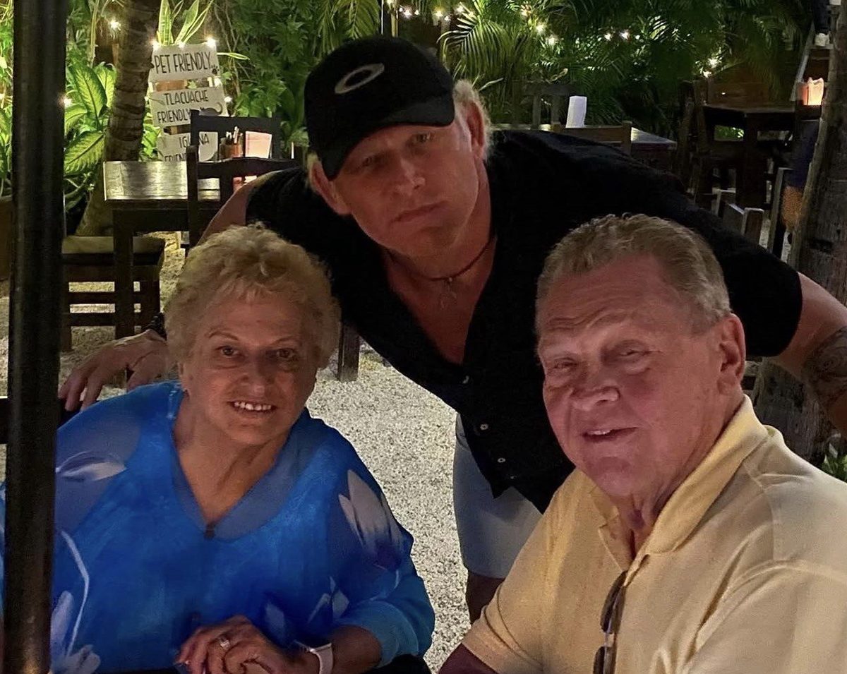 Family gathered together, life milestones