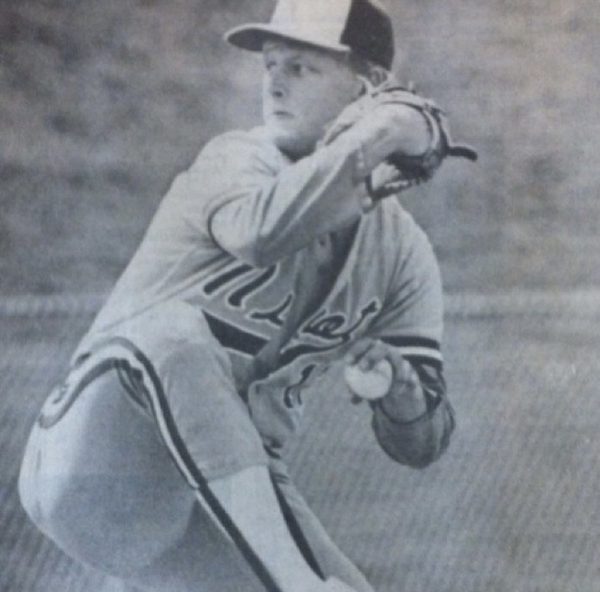 Michael Hoog pitching
